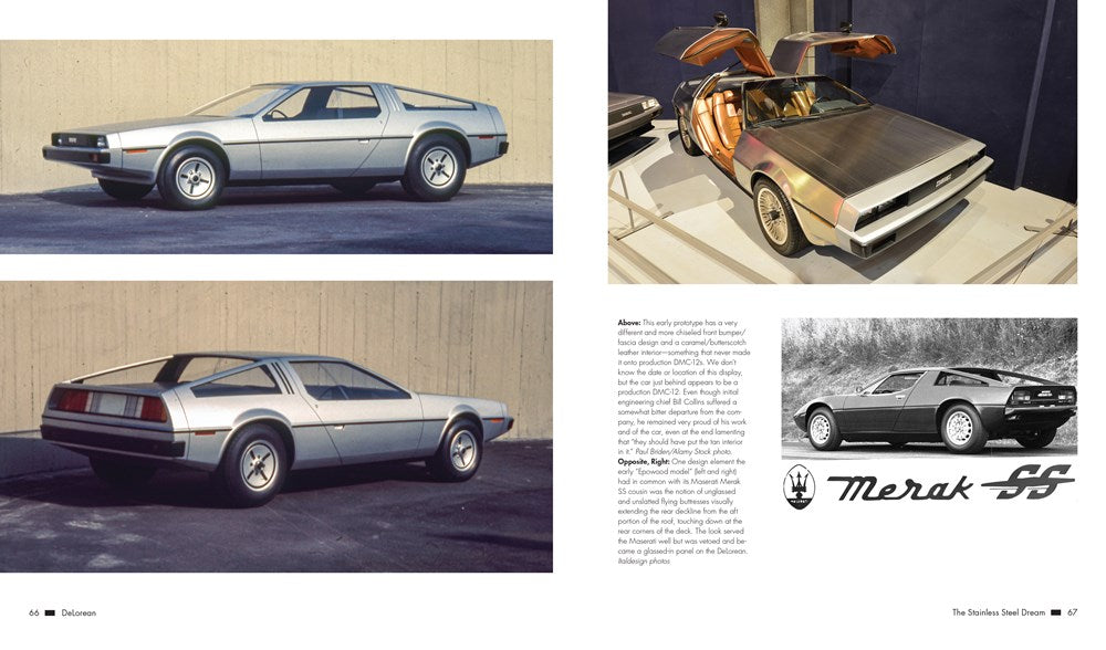 Interior Pages of DeLorean Book