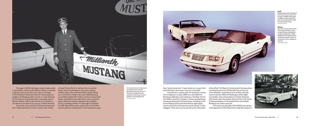 Close-Up of Ford Mustang 60 Years Book